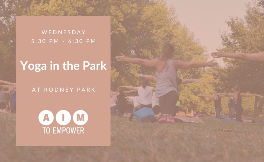 Free Yoga in the Park at Rodney Park, Lancaster